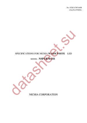 NSPLR70ASS datasheet  