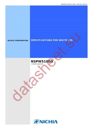 NSPW510DS datasheet  