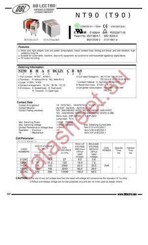 NT90RHBDAC24VSF0.9 datasheet  