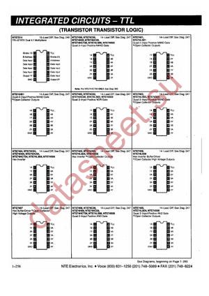 NTE7401 datasheet  