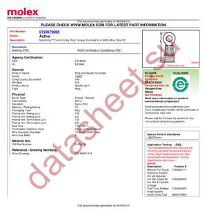 190670065 datasheet  