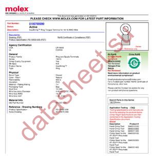 190700090 datasheet  