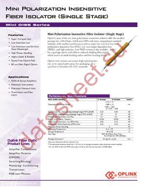 OISS1480AL0311 datasheet  