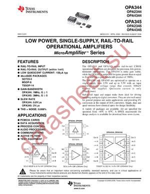 OPA2344UA2K5G4 datasheet  