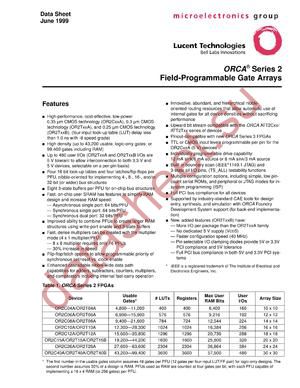 OR2C04A-5BA100 datasheet  
