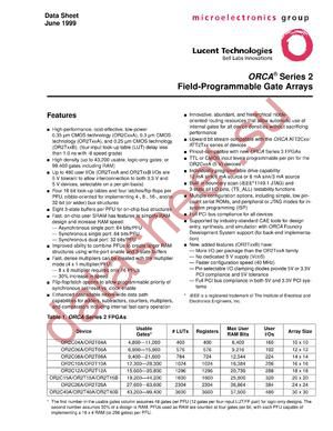 OR2C15A-2PS208 datasheet  