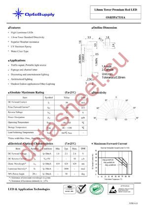 OSR5PA7331A datasheet  