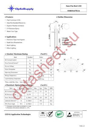 OSR5SA57E1A datasheet  