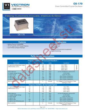 OX-1702-EAJ-208 datasheet  