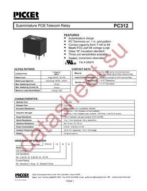 PC312-12 datasheet  