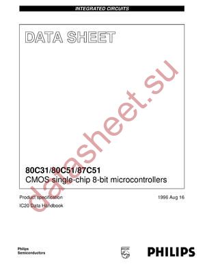 PCF80C31-3N datasheet  