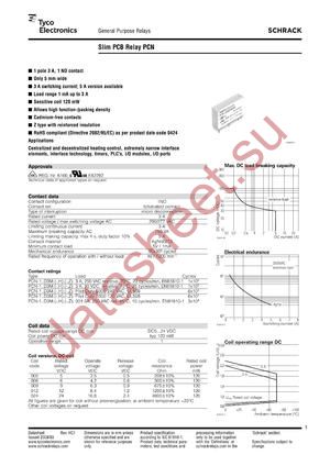 PCN-105D3 datasheet  