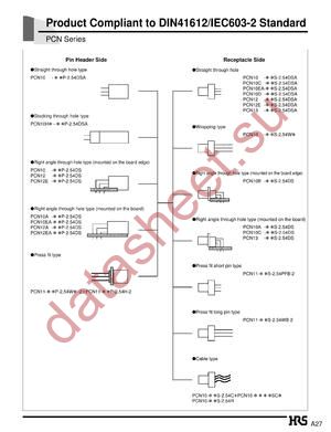 PCN10D-90S-2.54DSA datasheet  
