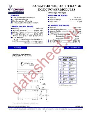 PDCS06062K datasheet  