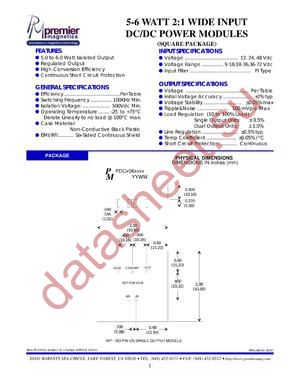 PDCS06172 datasheet  