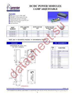 PDCS6112V datasheet  