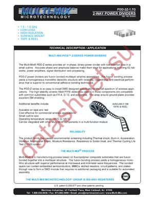 PDD-2Z-1.7G datasheet  