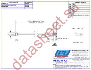 PE34254 datasheet  