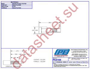 PE4184 datasheet  