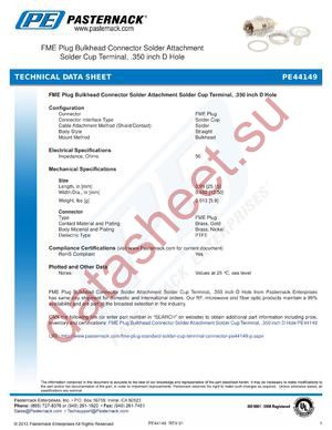 PE44149 datasheet  