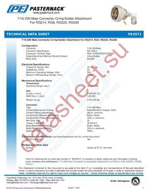 PE4571 datasheet  