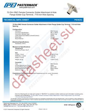 PE4631 datasheet  