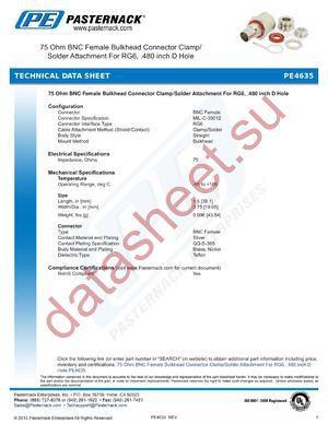 PE4635 datasheet  