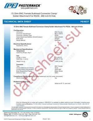 PE4637 datasheet  