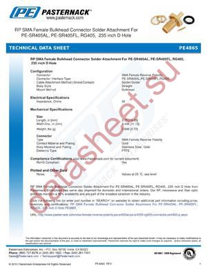 PE4865 datasheet  