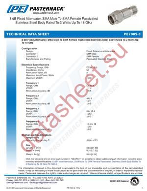 PE7005-8 datasheet  