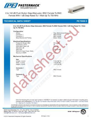 PE7008-5 datasheet  