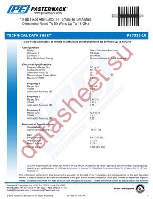 PE7329-10 datasheet  