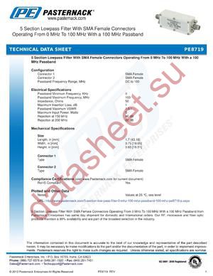 PE8719 datasheet  