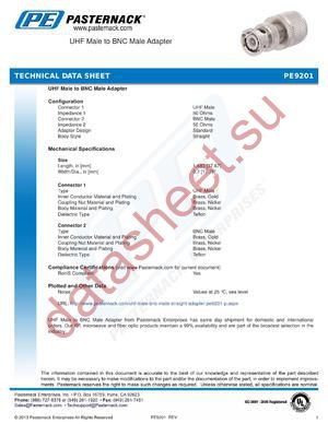 PE9201 datasheet  