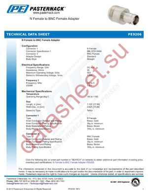 PE9206 datasheet  