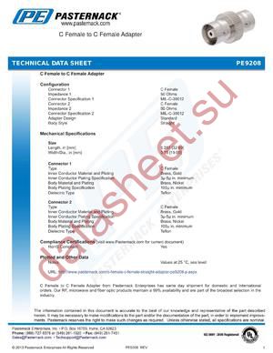 PE9208 datasheet  