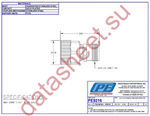 PE9216 datasheet  