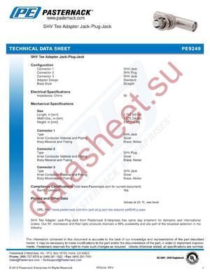 PE9249 datasheet  