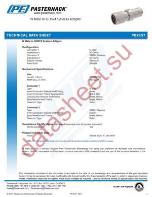 PE9257 datasheet  