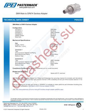 PE9259 datasheet  