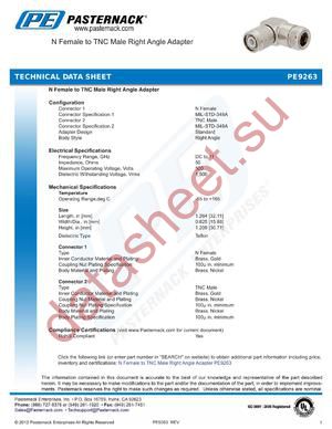 PE9263 datasheet  