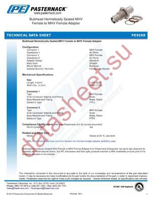 PE9268 datasheet  