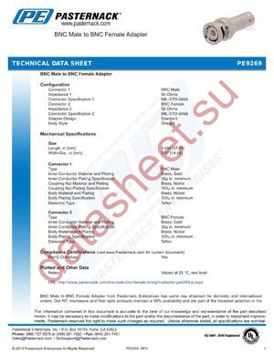 PE9269 datasheet  