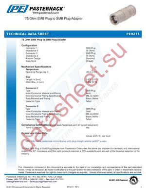 PE9271 datasheet  