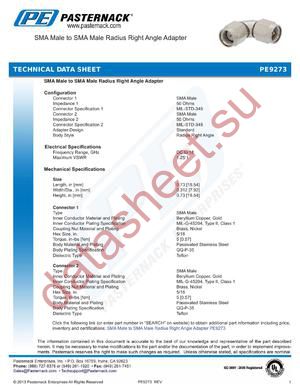 PE9273 datasheet  