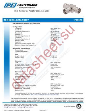 PE9279 datasheet  