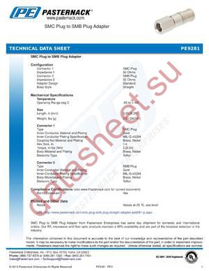 PE9281 datasheet  