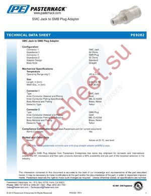 PE9282 datasheet  