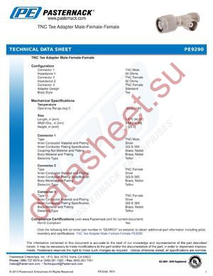 PE9290 datasheet  