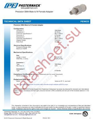 PE9433 datasheet  